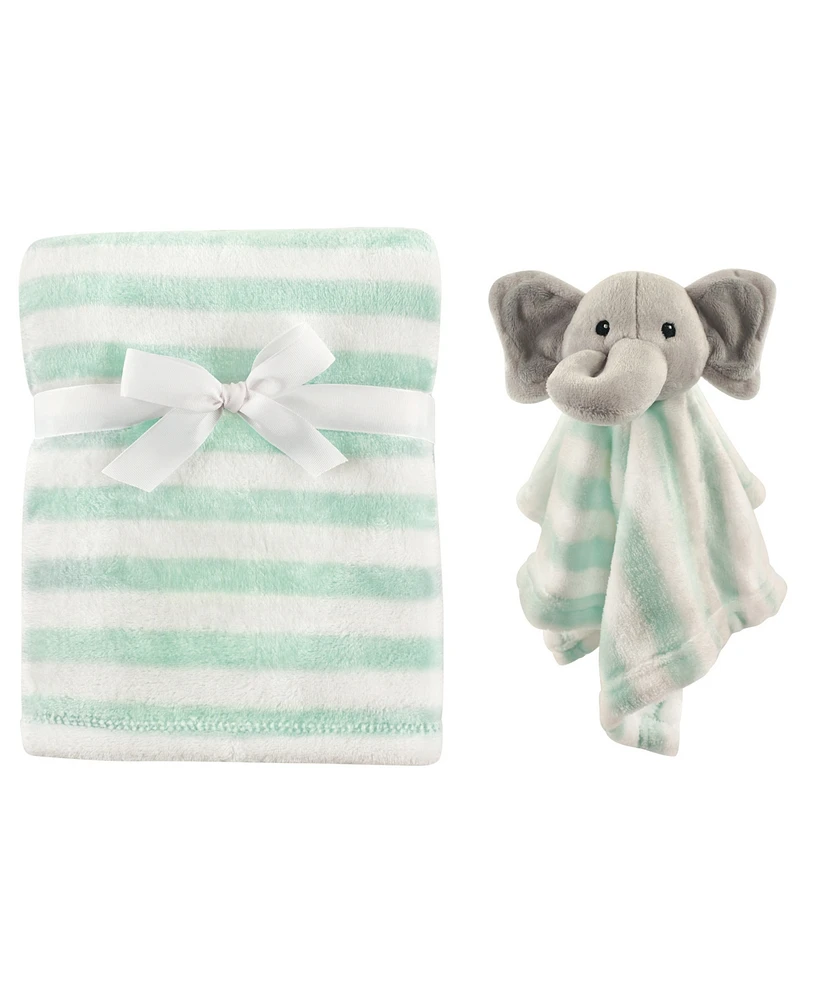 Hudson Baby Infant Plush Blanket with Security