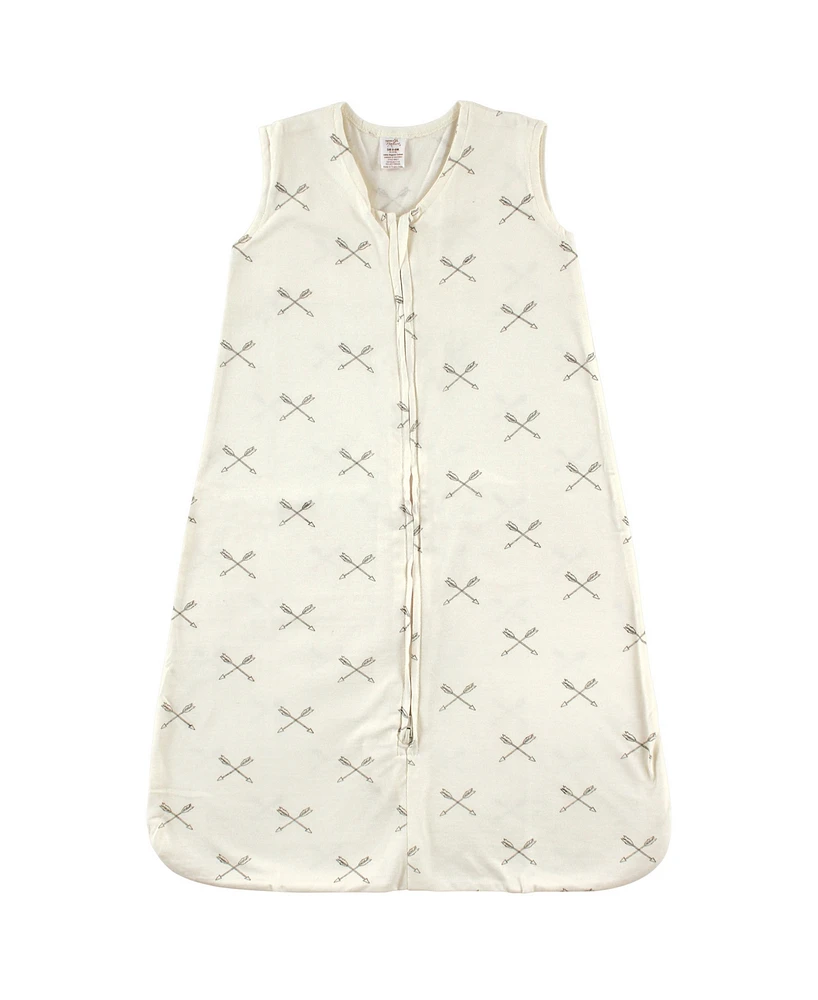 Touched by Nature Baby Girls Organic Cotton Sleeveless Wearable Sleeping Bag, Sack, Blanket