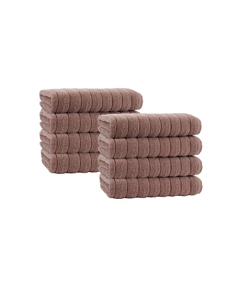 Depera Home Vague Turkish Cotton 8-Pc. Washcloth Set