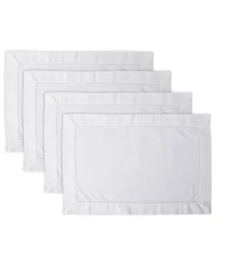 Design Imports Hemstitch Placemat, Set of 4