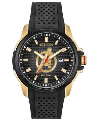 Marvel by Citizen Avengers Black Strap Watch 45mm