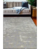 Bb Rugs Elements Elm-215 Ivory 2'6" x 8' Runner Area Rug