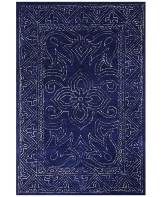 Bb Rugs Nico Nic 130 Navy Area Rug