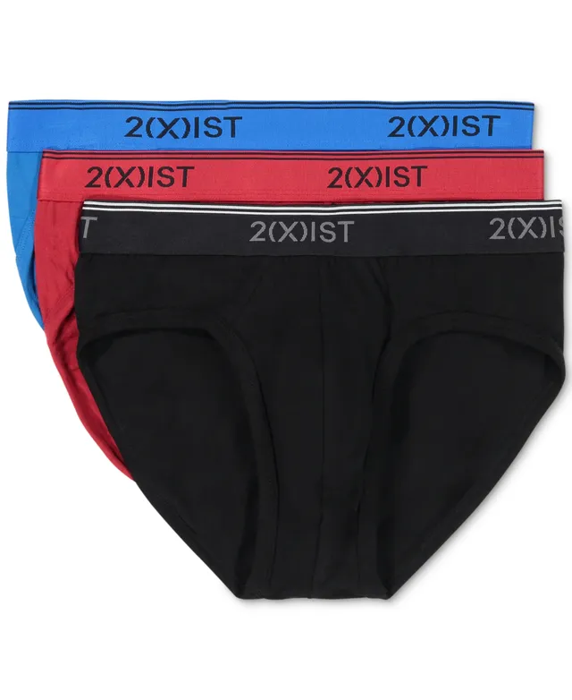 2xist Essential Cotton Bikini Brief, Pack Of 4 in Blue for Men