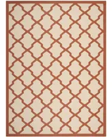 Safavieh Courtyard CY6903 Beige and Terracotta 8' x 11' Sisal Weave Outdoor Area Rug