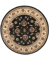 Safavieh Lyndhurst LNH553 and Ivory 5'3" x 5'3" Round Area Rug