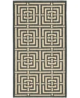 Safavieh Courtyard CY6937 and Bone 2'7" x 5' Outdoor Area Rug