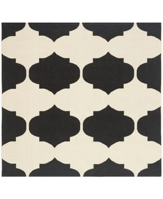 Safavieh Courtyard CY6162 Beige and Black 5'3" x 5'3" Sisal Weave Square Outdoor Area Rug