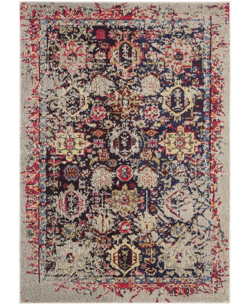 Safavieh Monaco MNC206 Gray and Multi 10' x 14' Area Rug