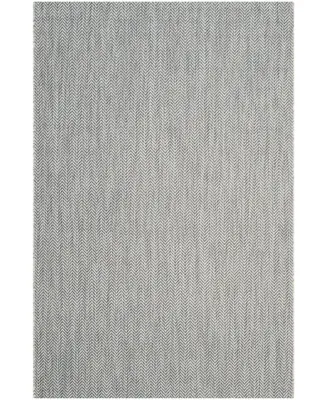 Safavieh Courtyard CY8022 Gray and Navy 8' x 11' Outdoor Area Rug