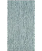 Safavieh Courtyard CY8520 Aqua 2' x 3'7" Sisal Weave Outdoor Area Rug