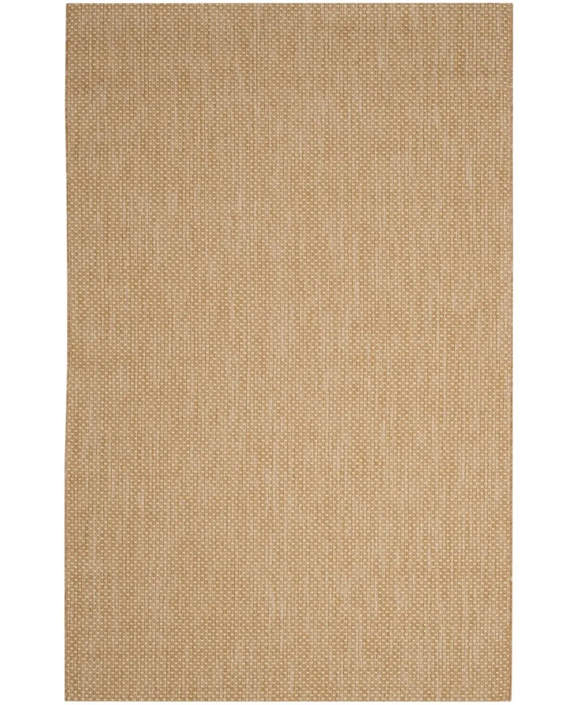 Safavieh Courtyard CY8521 Natural and 5'3" x 7'7" Outdoor Area Rug