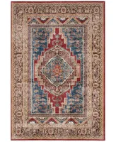 Safavieh Bijar BIJ636 Royal and Brown 5'3" x 7'6" Area Rug