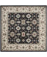 Safavieh Lyndhurst LNH332 Navy and Creme 7' x 7' Square Area Rug