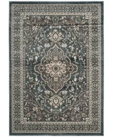 Safavieh Lyndhurst LNH338 Teal and Gray 4' x 6' Area Rug