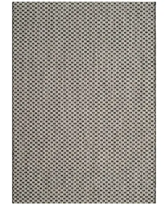 Safavieh Courtyard CY8653 Light and Light Gray 4' x 5'7" Sisal Weave Outdoor Area Rug