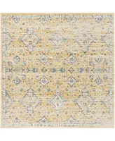 Safavieh Evoke EVK224 Gold and Ivory 6'7" x 6'7" Square Area Rug