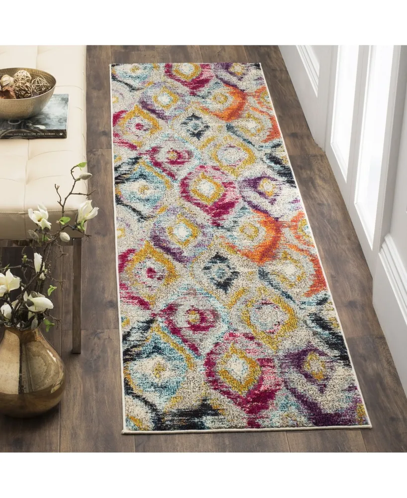 Safavieh Monaco MNC242 Multi 2'2" x 12' Runner Area Rug