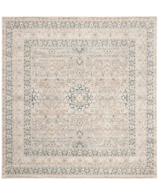 Safavieh Archive ARC671 Gray and Blue 5' x 5' Square Area Rug