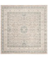 Safavieh Archive ARC671 Gray and Blue 5' x 5' Square Area Rug