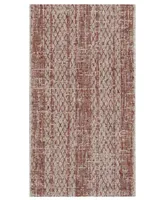 Safavieh Courtyard CY8736 Light Beige and Terracotta 2' x 3'7" Sisal Weave Outdoor Area Rug