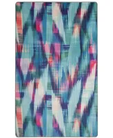 Safavieh Daytona DAY118 Turquoise and Fuchsia 5'1" x 7'6" Area Rug