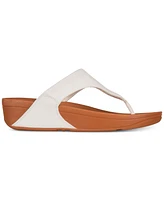 FitFlop Women's Lulu Leather Toe-Thongs Sandals