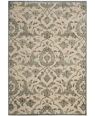 Safavieh Paradise PAR341 Cream and Slate 5'3" x 7'6" Area Rug