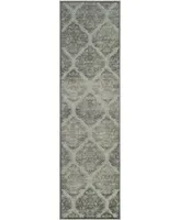 Safavieh Paradise PAR337 Sea foam and Grey 2'2" x 8' Runner Area Rug