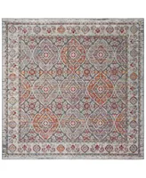 Safavieh Provance PRV185 Light Gray and Black 6'7" x 6'7" Square Area Rug