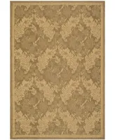 Safavieh Courtyard CY6582 Gold and Natural 6'7" x 9'6" Sisal Weave Outdoor Area Rug