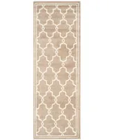 Safavieh Amherst AMT414 Wheat and Beige 2'3" x 7' Runner Area Rug