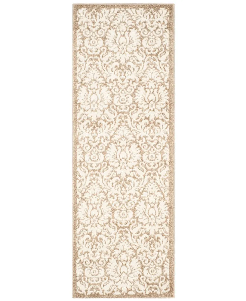 Safavieh Amherst AMT427 Wheat and Beige 2'3" x 7' Runner Area Rug