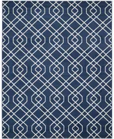 Safavieh Amherst AMT407 Navy and Beige 8' x 10' Area Rug