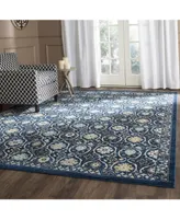 Safavieh Evoke EVK210 Royal and Ivory 8' x 10' Area Rug