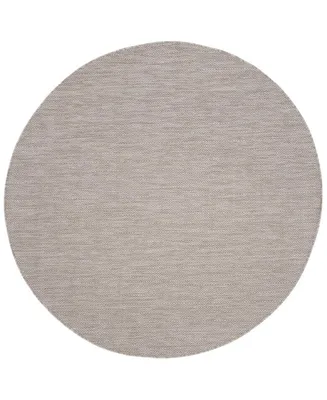 Safavieh Courtyard CY8520 Beige 6'7" x 6'7" Sisal Weave Round Outdoor Area Rug