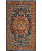 Safavieh Evoke EVK275 Blue and Orange 3' x 5' Area Rug