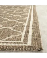 Safavieh Courtyard CY6918 and Bone 5'3" x 7'7" Outdoor Area Rug