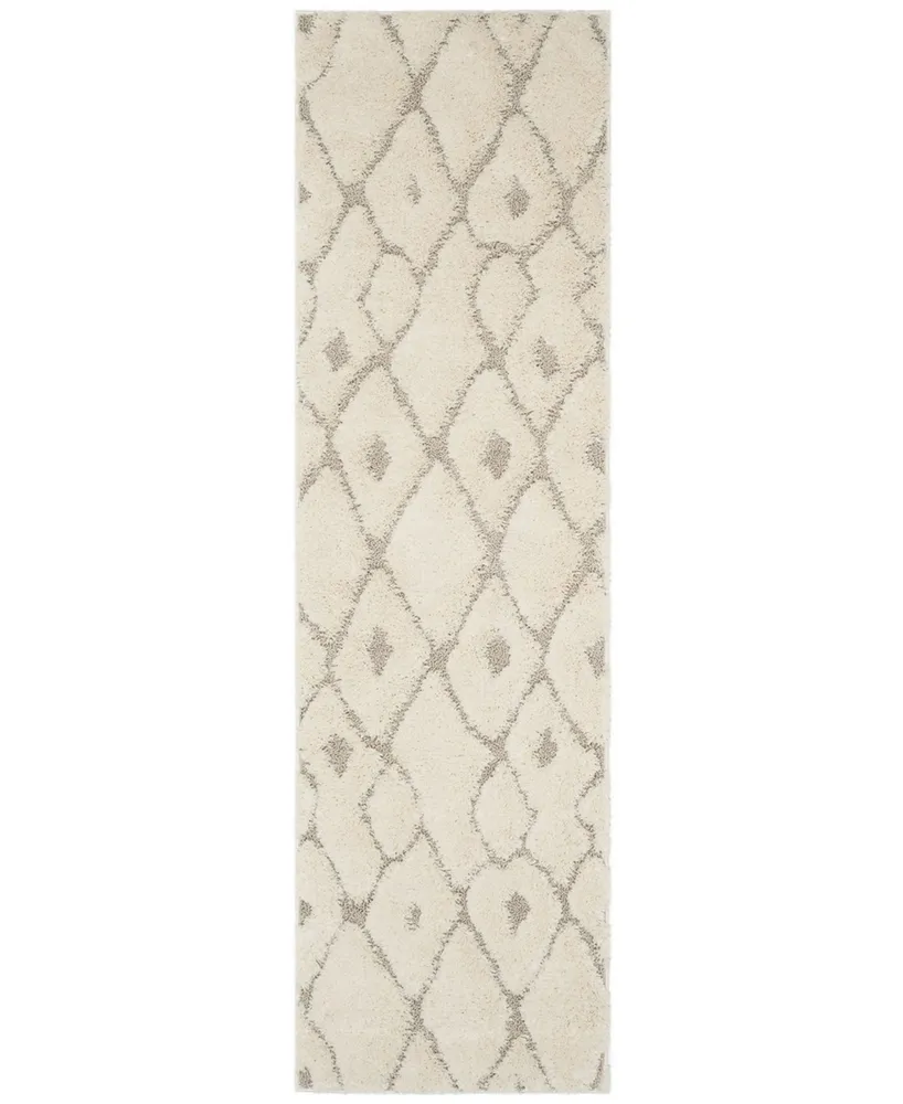 Safavieh Olympia OSG318 Cream and Beige 2'3" x 8' Runner Area Rug