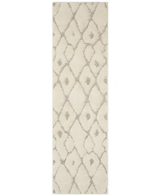 Safavieh Olympia OSG318 Cream and Beige 2'3" x 8' Runner Area Rug