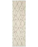 Safavieh Olympia OSG318 Cream and Beige 2'3" x 8' Runner Area Rug