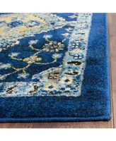 Safavieh Evoke EVK224 Royal and Ivory 8' x 10' Area Rug