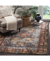 Safavieh Bijar BIJ621 Brown and Royal 5'3" x 7'6" Area Rug