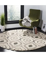 Safavieh Florida Shag SG461 6'7" x 6'7" Round Area Rug