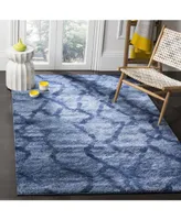 Safavieh Retro RET2144 Blue and Dark Blue 5' x 8' Area Rug