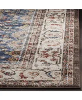 Safavieh Bijar BIJ650 Royal and Ivory 5'3" x 7'6" Area Rug