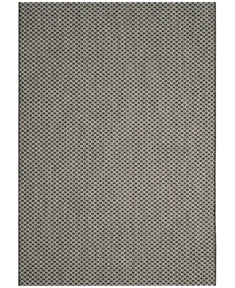 Safavieh Courtyard CY8653 Light and Light Gray 5'3" x 7'7" Sisal Weave Outdoor Area Rug