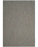 Safavieh Courtyard CY8653 Light and Light Gray 5'3" x 7'7" Sisal Weave Outdoor Area Rug