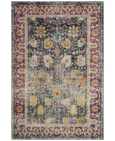 Safavieh Granada GRA350 Blue and Fuchsia 5'1" x 7'6" Area Rug