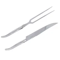 French Home Stainless Steel Carving Knife and Fork Set